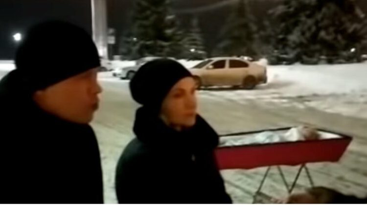 гроб с покойником самара