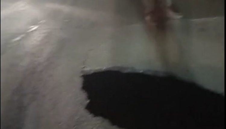 Трасса М5 провалилась