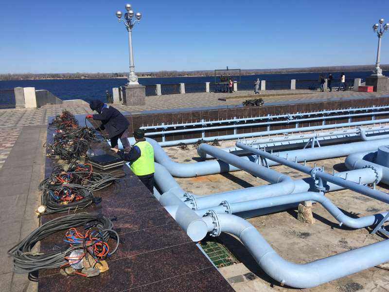 запуск фонтанов в Самаре