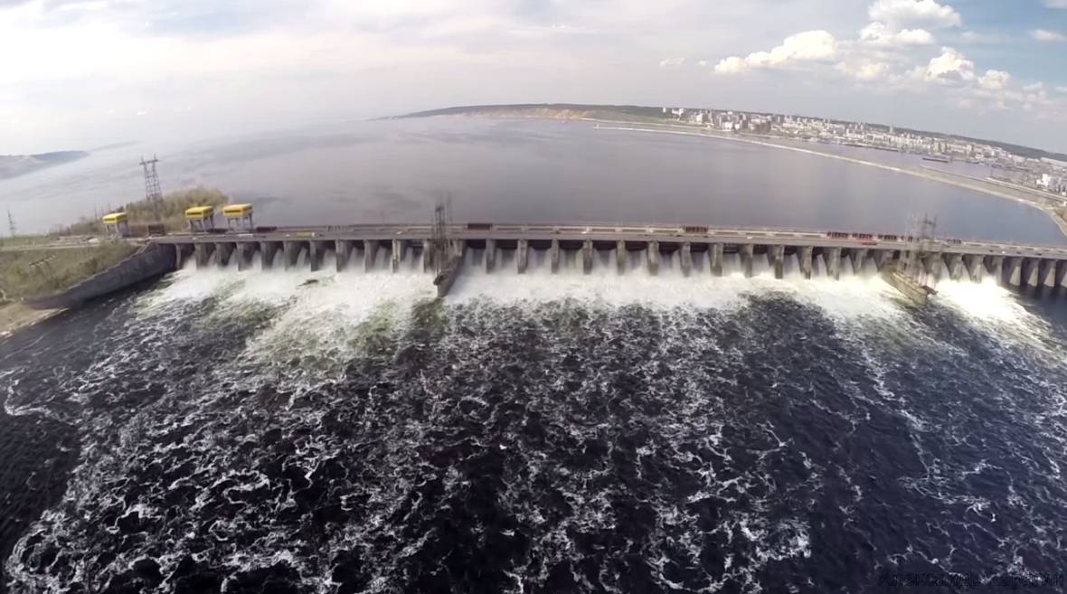 Самое большое водохранилище на волге