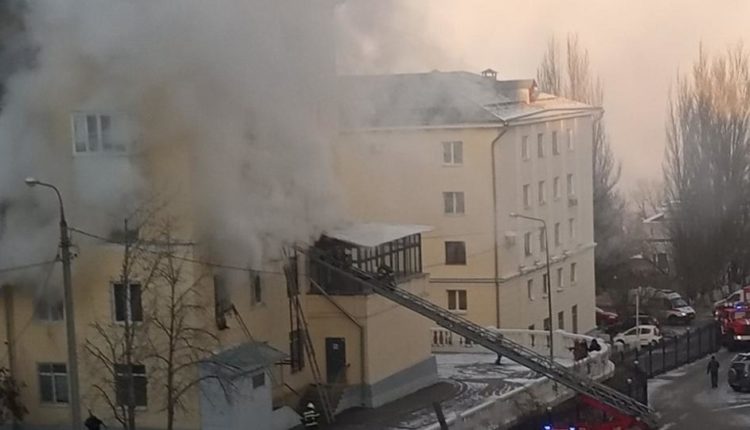 пожар в Студенческом переулке
