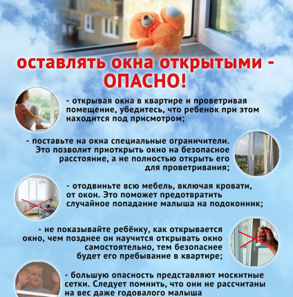 дети и окна