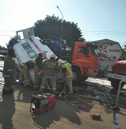 ДТП с скорой помощью Самарская область