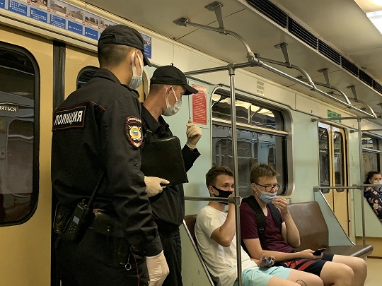 в самарском метро полицийские