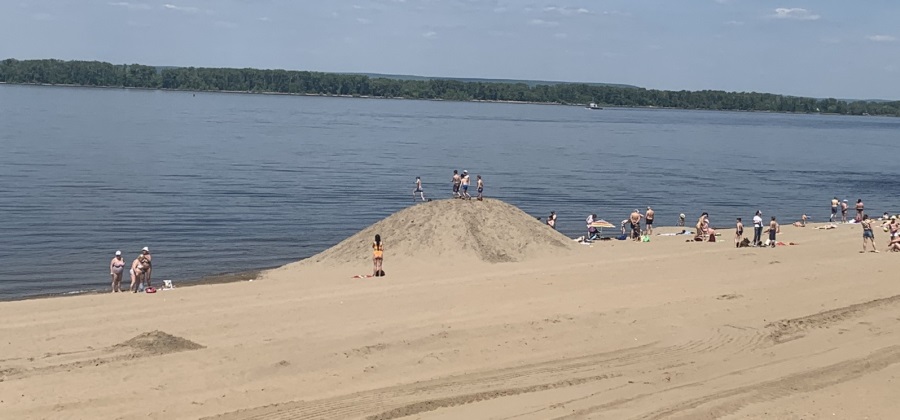 пляж в Самаре